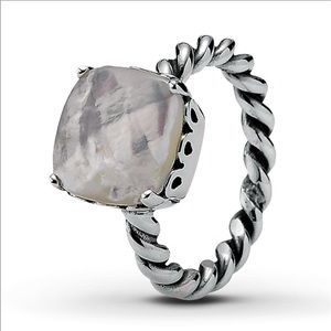 Mother of Pearl Pandora ring
